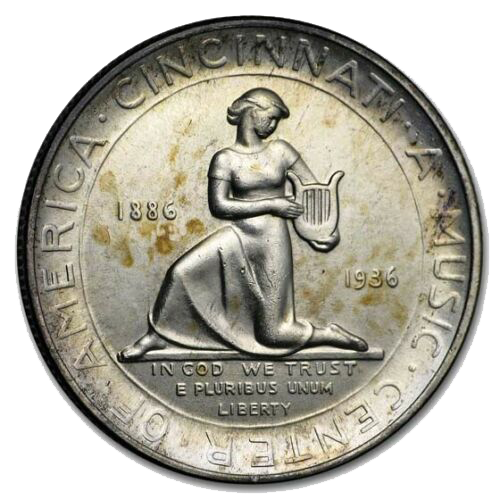 1936 CINCINNATI COMMEMORATIVE HALF BU