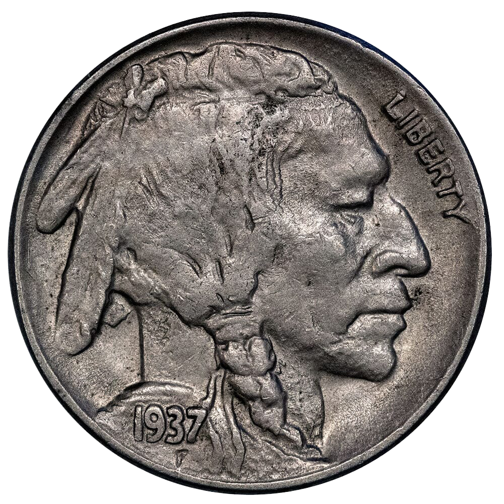 1937-D 3 Legs Buffalo Nickel