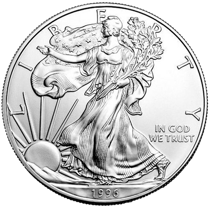 1996 1 oz American Silver Eagle Coin